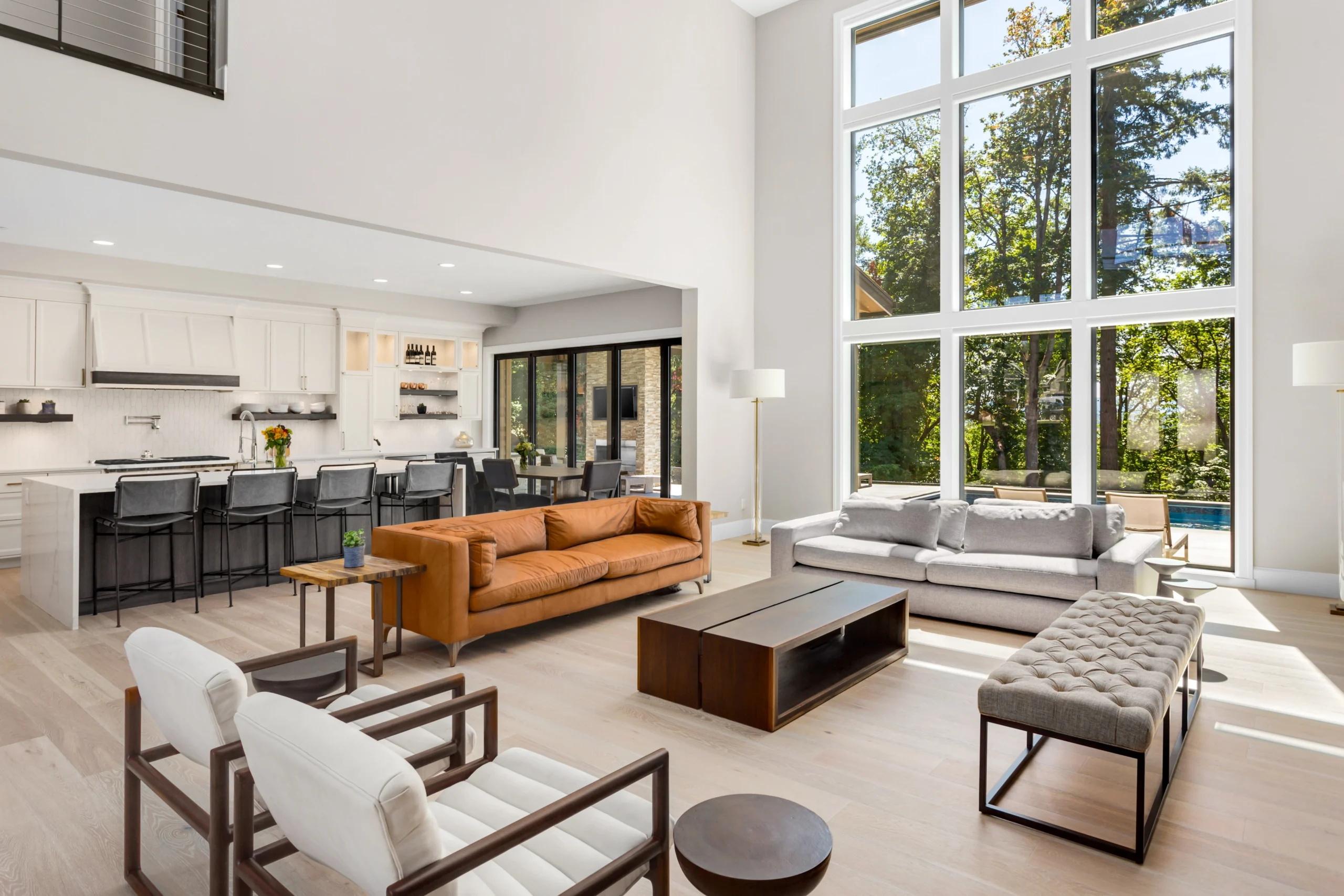 Interior window cleaning by Bright View