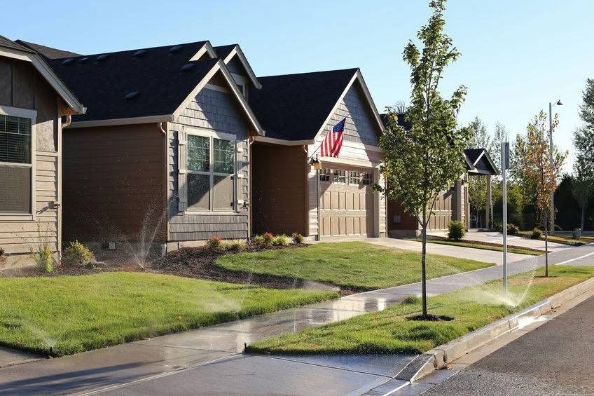 Suburban residential home exterior in Salt Lake County